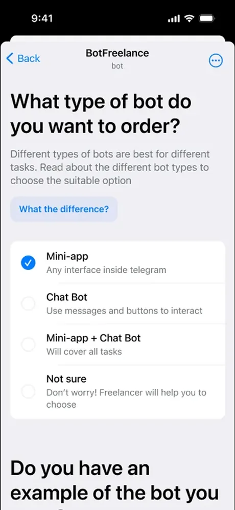 BotFreelance: order a bot